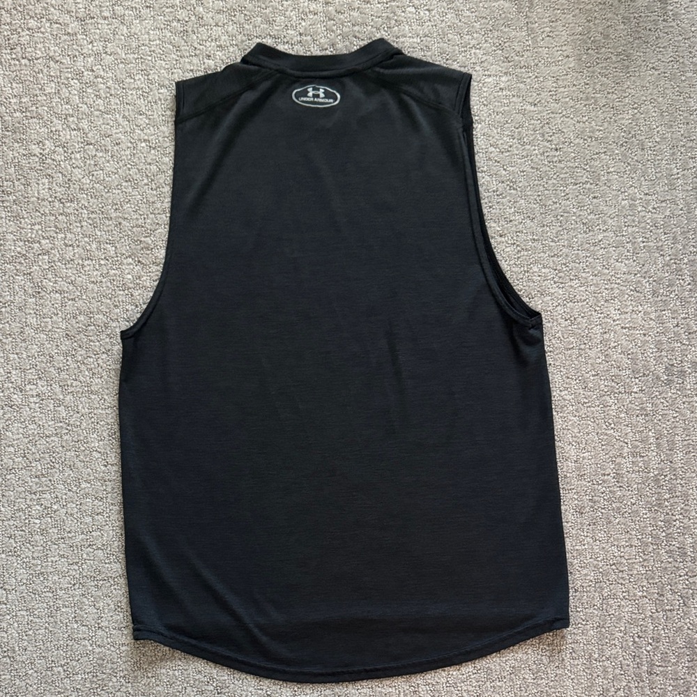Under Armour Men’s Black Performance Muscle Tank - Picture 3 of 3